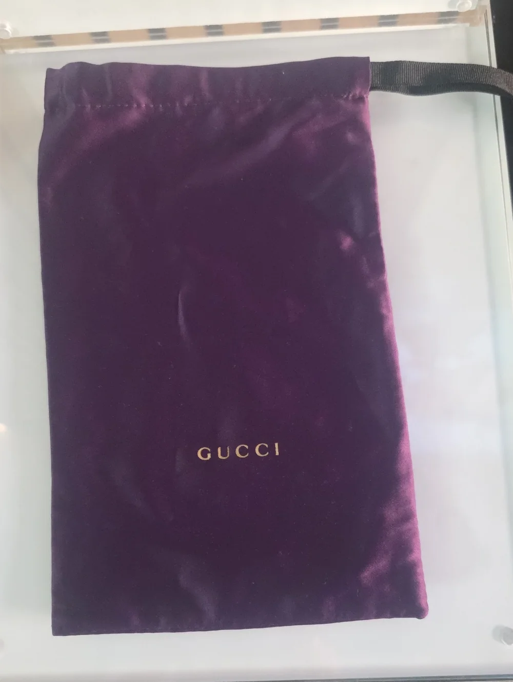 Gucci Black Oversized Cat-Eye Sunglasses